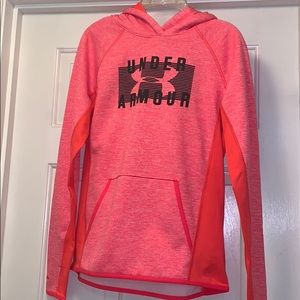 Pink under Armour sweat shirt